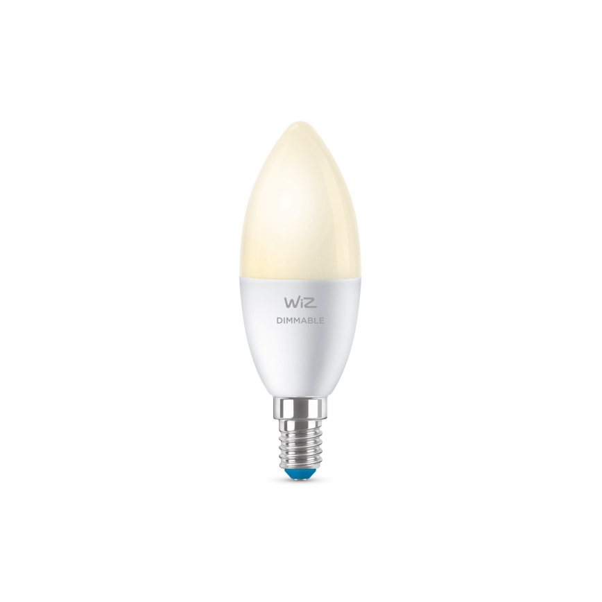 Светодиодная лампочка с регулированием яркости C37 E14/4,9W/230V 2700K CRI 90 Wi-Fi - WiZ