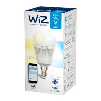Светодиодная лампочка с регулированием яркости E14/6,5W/230V 2700-6500K Wi-Fi - WiZ