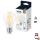 Светодиодная лампочка с регулированием яркости FILAMENT A60 E27/6,7W/230V 2700-6500K CRI 90 Wi-Fi - WiZ
