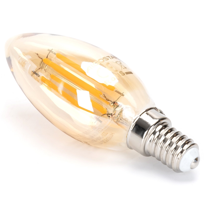 Светодиодная лампочка с регулированием яркости FILAMENT C35 E14/4W/230V 2200K - Aigostar