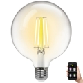 Светодиодная лампочка с регулированием яркости FILAMENT G125 E27/6W/230V 2700-6500K Wi-Fi - Aigostar