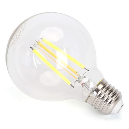 Светодиодная лампочка с регулированием яркости FILAMENT G80 E27/6W/230V 2700-6500K Wi-Fi - Aigostar