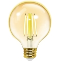 Светодиодная лампочка с регулированием яркости FILAMENT G95 E27/6W/230V 2700-6500K Wi-Fi - Aigostar