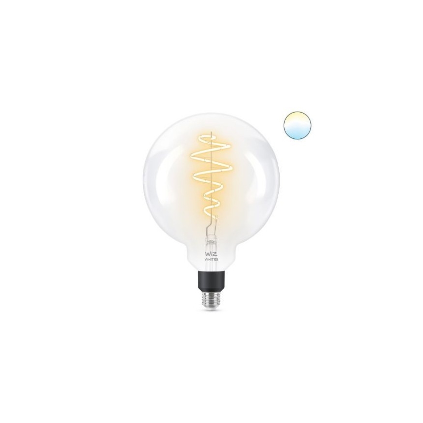 Светодиодная лампочка с регулированием яркости FILAMENT G200 E27/6,5W/230V 2700-6500K CRI 90 Wi-Fi - WiZ