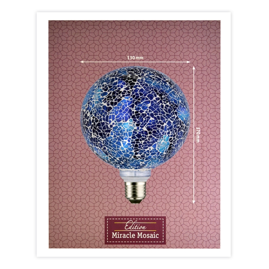 Светодиодная лампочка с регулированием яркости MOSAIC G125 E27/5W/230V 2700K - Paulmann 28750