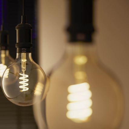 Светодиодная лампочка с регулированием яркости Philips Hue WHITE AMBIANCE G125 E27/7W/230V 2200-4500K