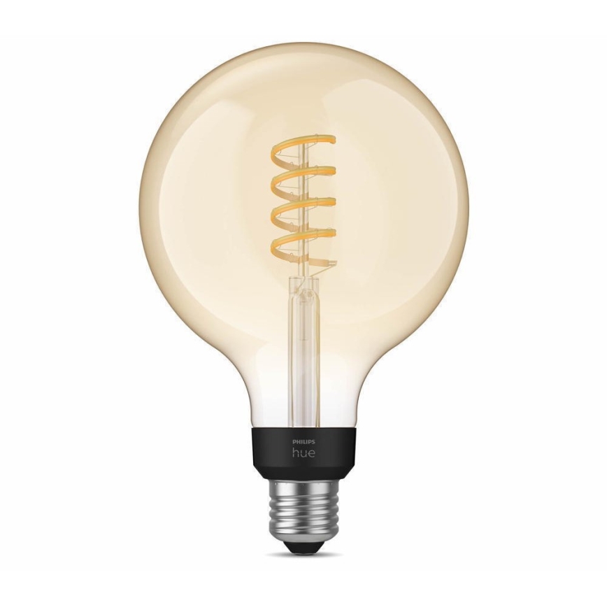 Светодиодная лампочка с регулированием яркости Philips Hue WHITE AMBIANCE G125 E27/7W/230V 2200-4500K