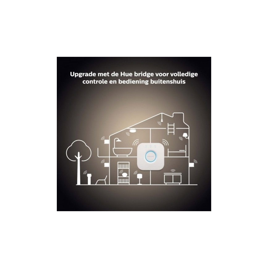 Светодиодная лампочка с регулированием яркости Philips Hue WHITE E14/5,5W/230V 2700K