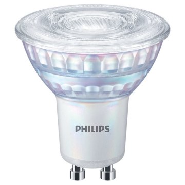 Светодиодная лампочка с регулированием яркости Philips Warm Glow GU10/3,8W/230V 2200-2700K CRI 90