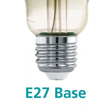 Светодиодная лампочка с регулированием яркости VINTAGE E27/4W/230V 3000K - Eglo 12599