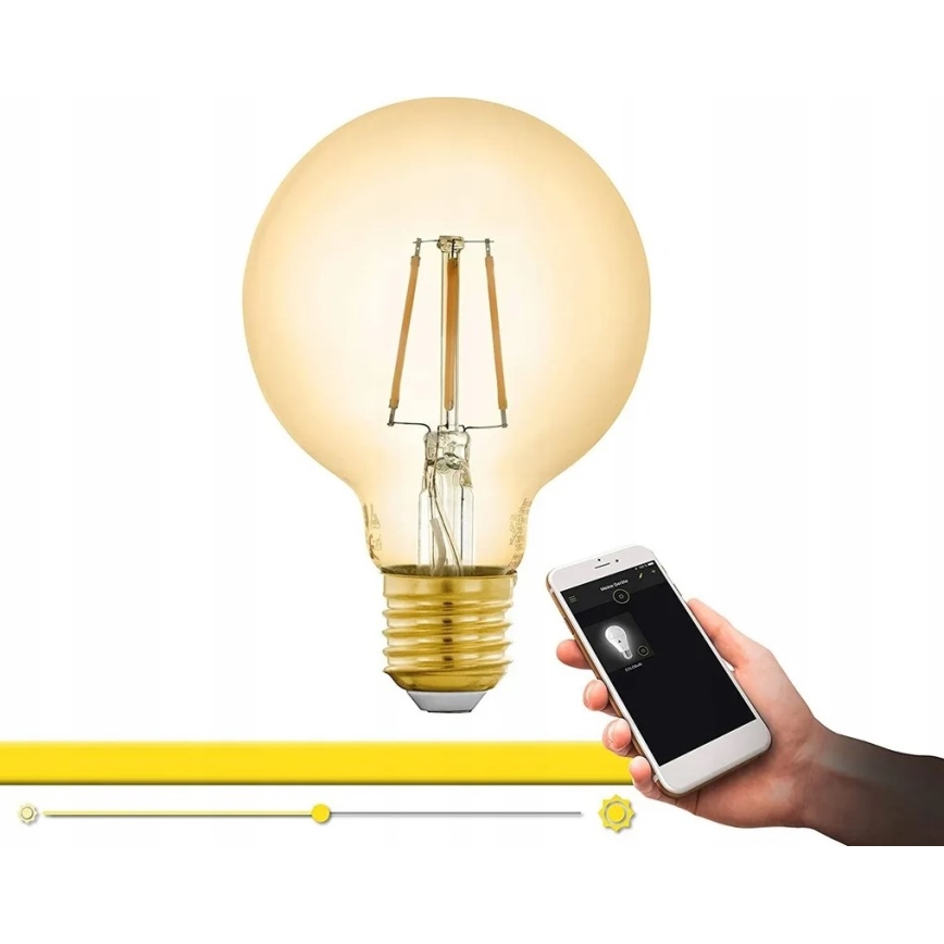 Светодиодная лампочка с регулированием яркости E27/5,5W/230V 2200K - Eglo