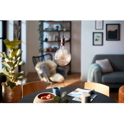 Светодиодная лампочка с регулированием яркости VINTAGE Philips G200 E27/7W/230V 2000K