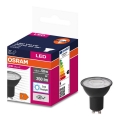 Светодиодная лампочка VALUE PAR16 GU10/4,5W/230V 4000K 36° черный - Osram