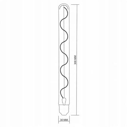 Светодиодная лампочка DECO VINTAGE FILAMENT T30 E27/4,5W/230V 2200K