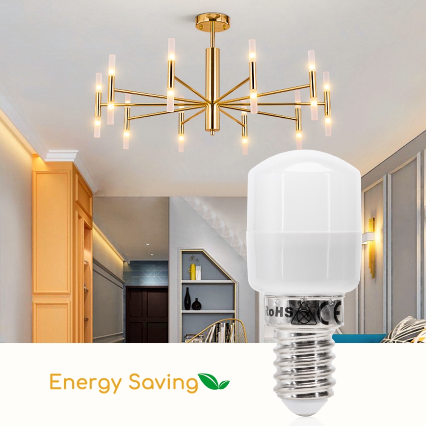 Светодиодная лампочка для холодильника T26 E14/2,5W/230V 3000K - Aigostar