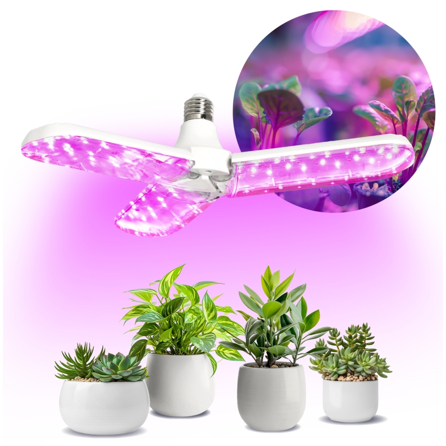 Светодиодная лампочка для выращивания растений PLANTY E27/24W/230V 1200K