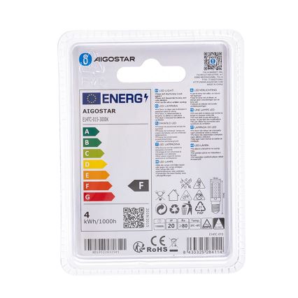 Светодиодная лампочка E14/3,5W/230V 3000K - Aigostar