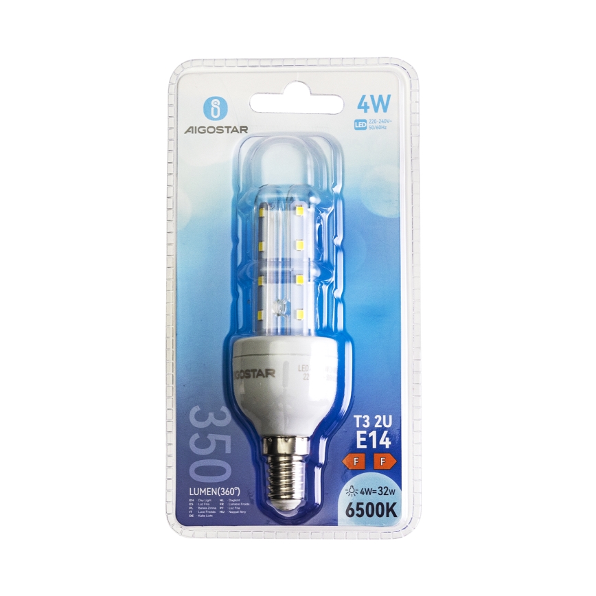Светодиодная лампочка E14/4W/230V 6500K - Aigostar