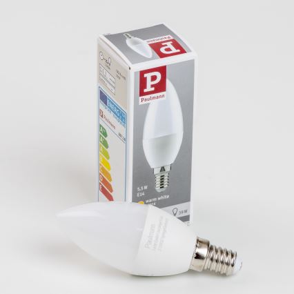 Светодиодная лампочка E14/5,5W/230V 2700K - Paulmann 28718