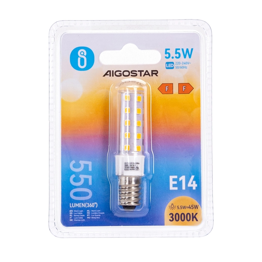 Светодиодная лампочка E14/5,5W/230V 3000K - Aigostar