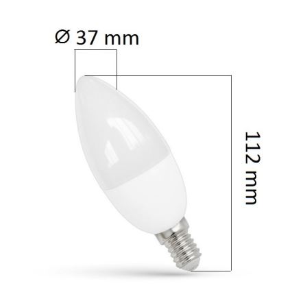 Светодиодная лампочка E14/8W/230V 3000 K