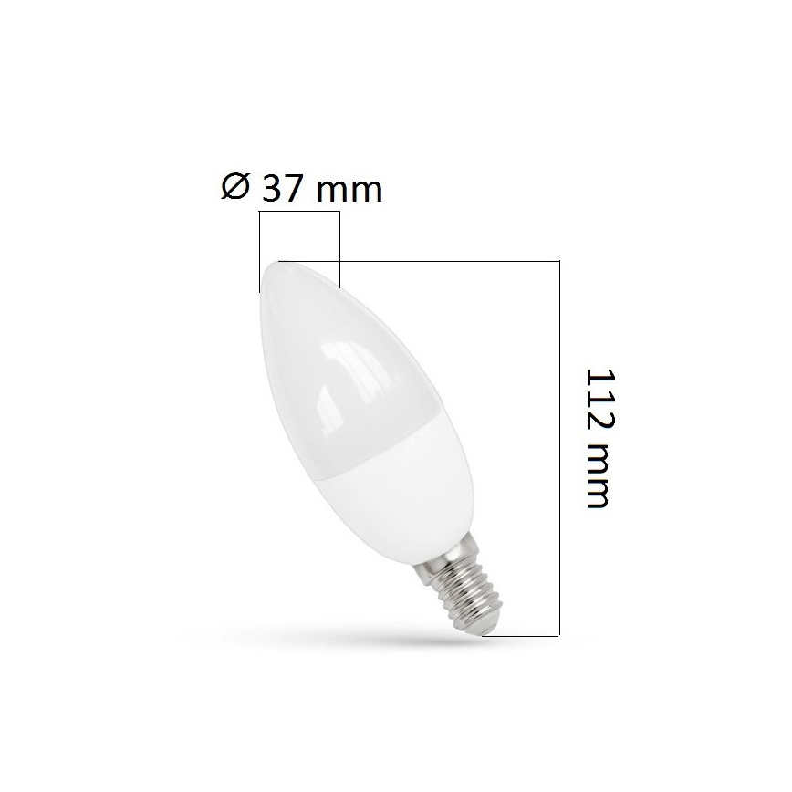 Светодиодная лампочка E14/8W/230V 3000 K