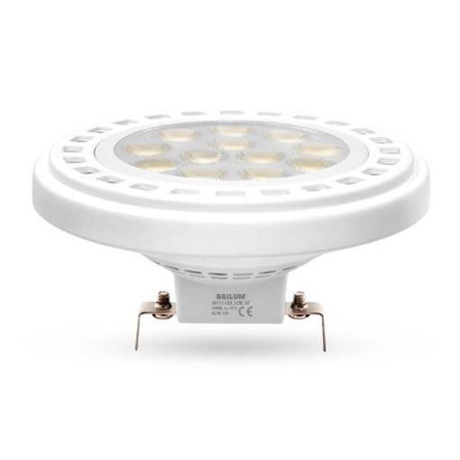 Светодиодная лампочка ECOLINE AR111 G53/12W/12V 4000K 30° белый - Brilagi
