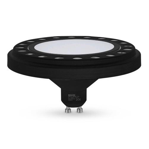 Светодиодная лампочка ECOLINE AR111 GU10/12W/230V 3000K 120° черный - Brilagi