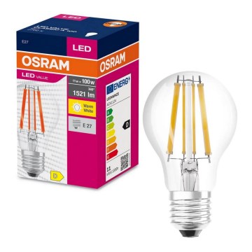 Светодиодная лампочка FILAMENT A100 E27/11W/230V 2700K - Osram