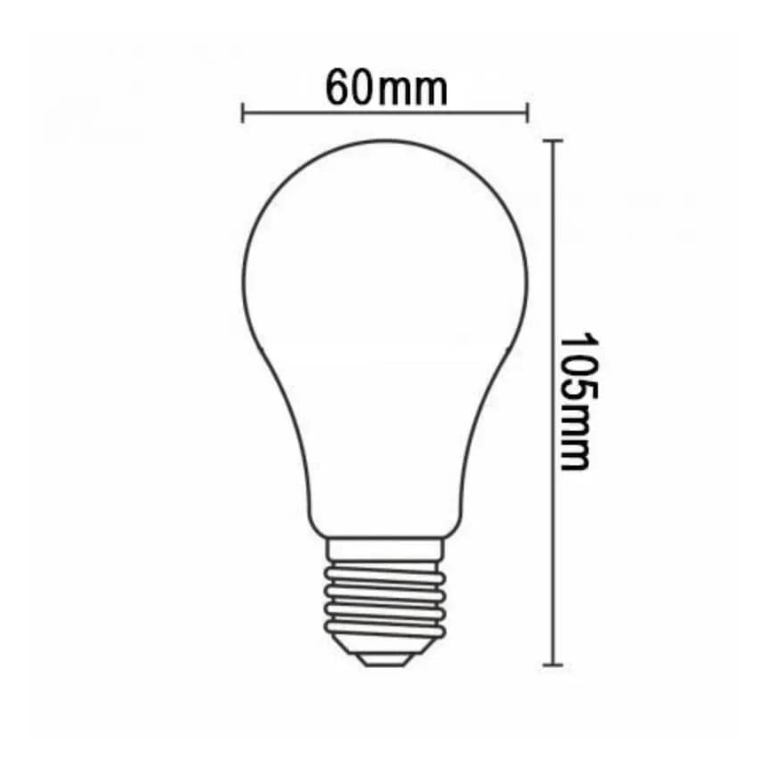 Светодиодная лампочка WHITE FILAMENT A60 E27/9W/230V 3000K