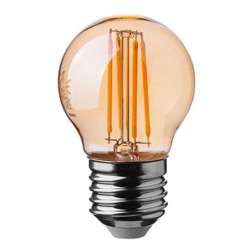 Светодиодная лампочка FILAMENT AMBER G45 E27/4W/230V 2200K