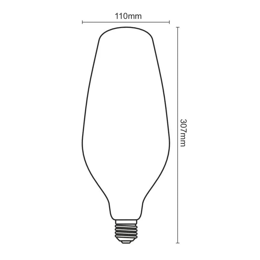 Светодиодная лампочка FILAMENT BUMPED VINTAGE BT110 E27/4W/230V 2000K