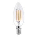 Светодиодная лампочка FILAMENT C35 E14/4W/230V 3000K