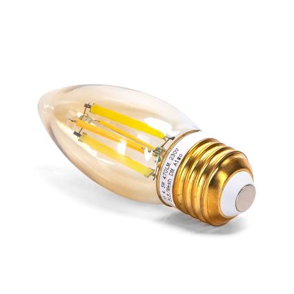 Светодиодная лампочка с регулированием яркости FILAMENT MESH Smart C35 E27/4,5W/230V 2700-6500K - Aigostar