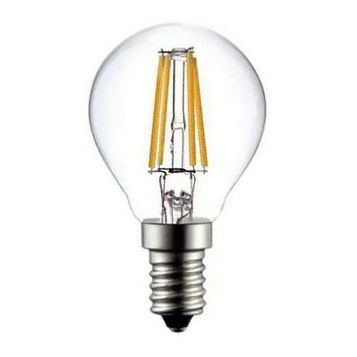 Светодиодная лампочка FILAMENT G45 E14/4W/230V 3000K