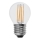 Светодиодная лампочка FILAMENT G45 E27/6W/230V 3000K