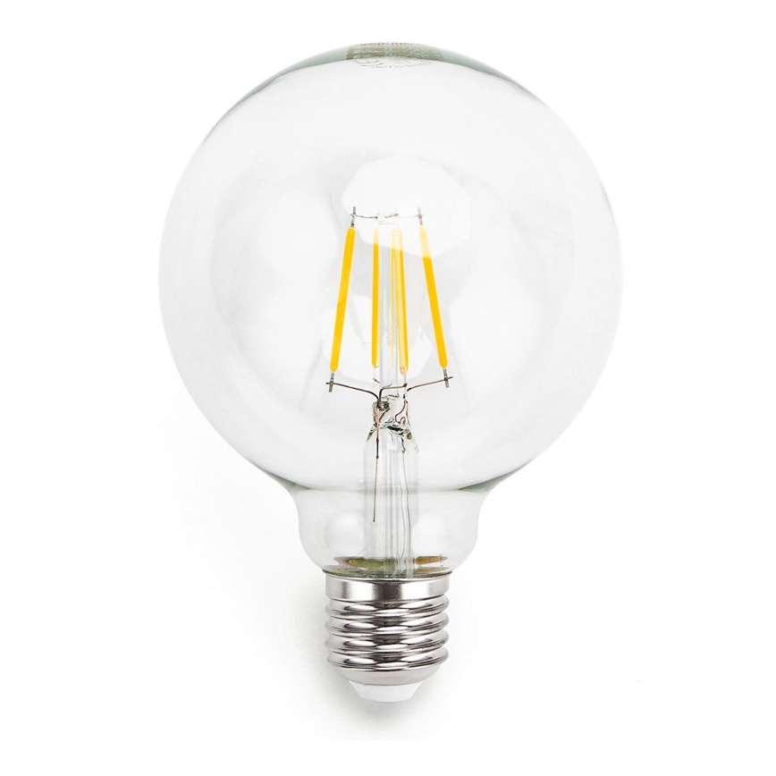 Светодиодная лампочка FILAMENT G95 E27/4W/230V 2700K - Aigostar