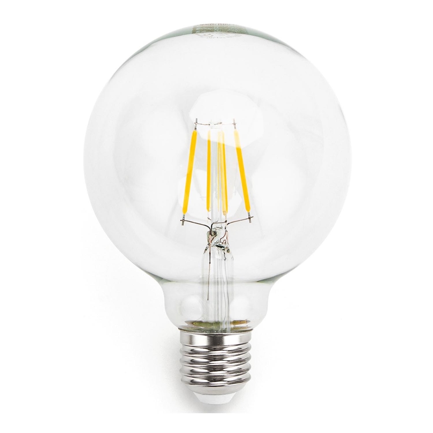 Светодиодная лампочка FILAMENT G95 E27/6W/230V 2700K - Aigostar