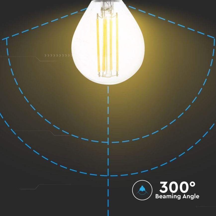 Светодиодная лампочка FILAMENT P45 E14/4W/230V 4000K