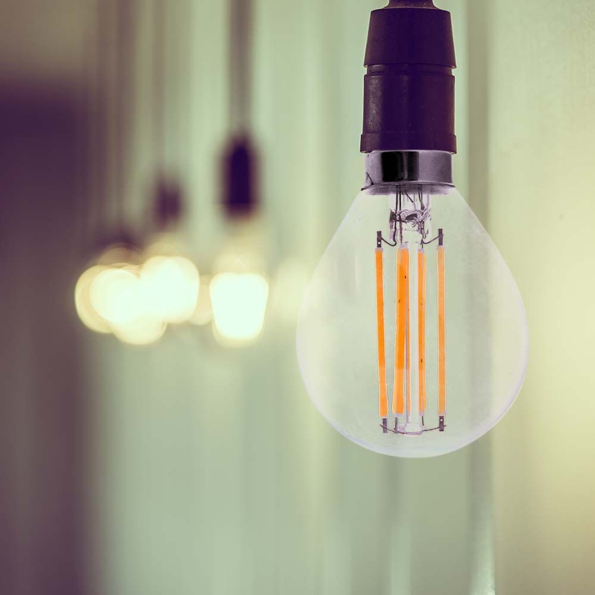 Светодиодная лампочка FILAMENT P45 E14/6W/230V 6500K