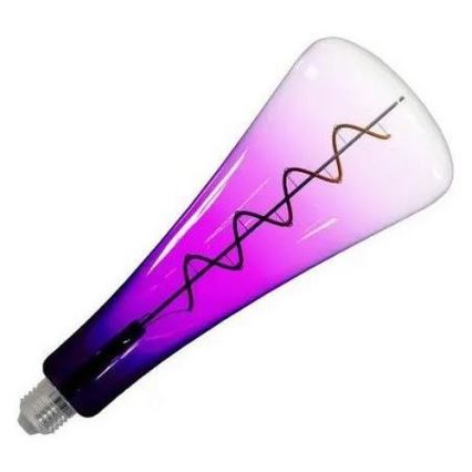 Светодиодная лампочка FILAMENT SHAPE T110 E27/5W/230V 1800K фиолетовый