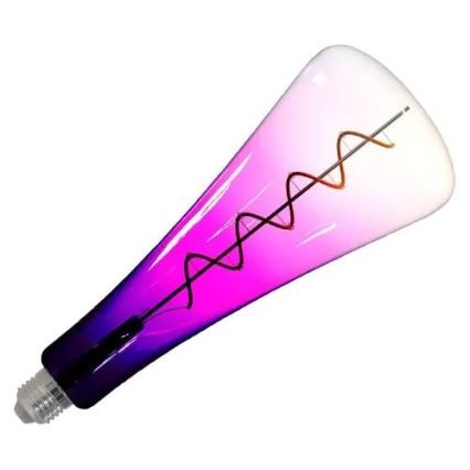 Светодиодная лампочка FILAMENT SHAPE T110 E27/5W/230V 1800K фиолетовый