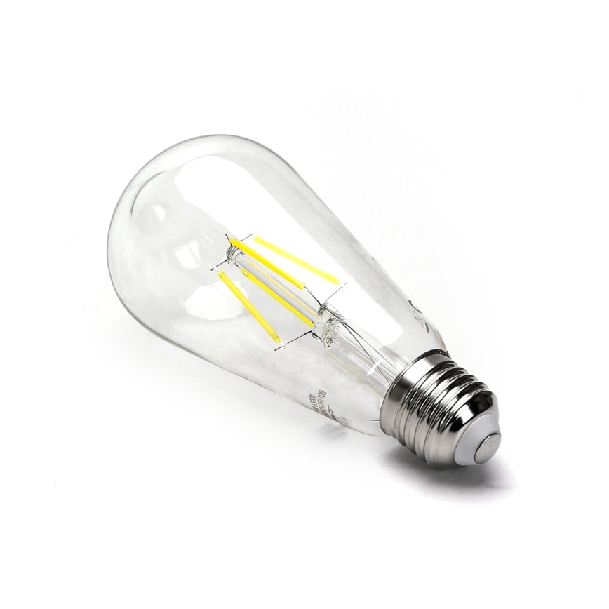 Светодиодная лампочка FILAMENT ST64 E27/6W/230V 6500K - Aigostar