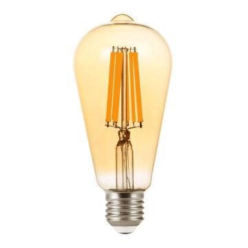 Светодиодная лампочка FILAMENT ST64 E27/9W/230V 2,200K