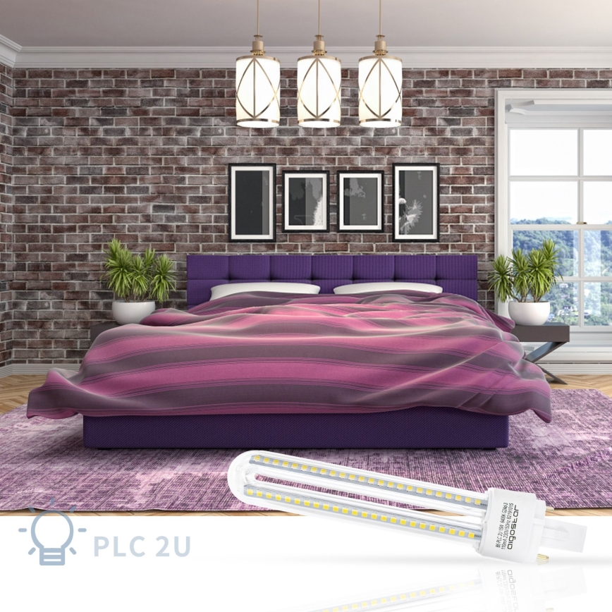 Светодиодная лампочка G24D-3/15W/230V 6500K - Aigostar