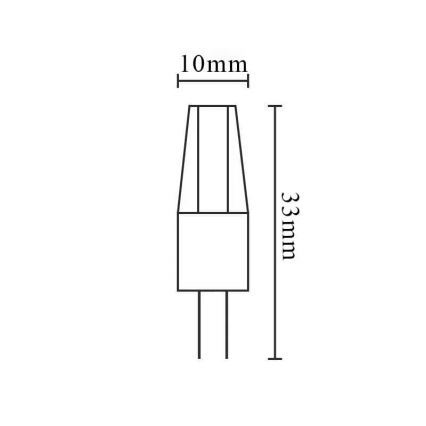 Светодиодная лампочка G4/1,5W/12V 4000K