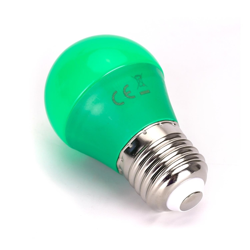 Светодиодная лампочка G45 E27/4W/230V зеленый - Aigostar