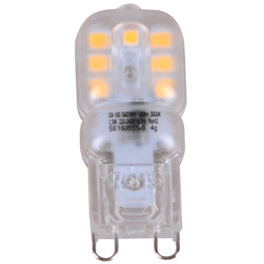 Светодиодная лампочка G9/2,5W/230V 3000K
