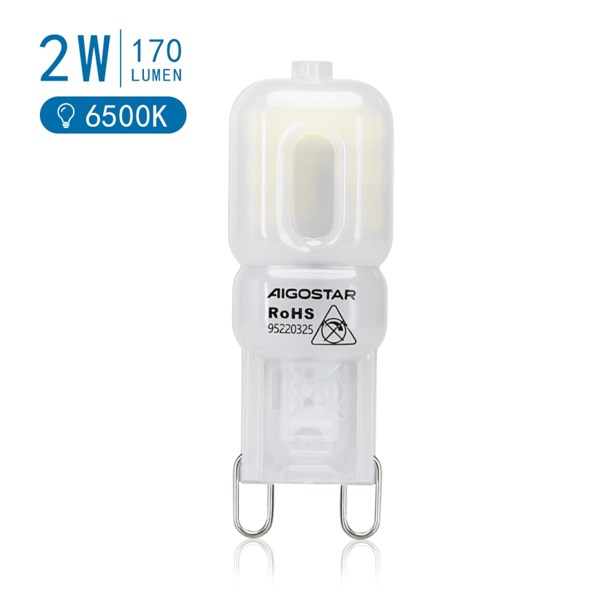 Светодиодная лампочка G9/2W/230V 6500K - Aigostar