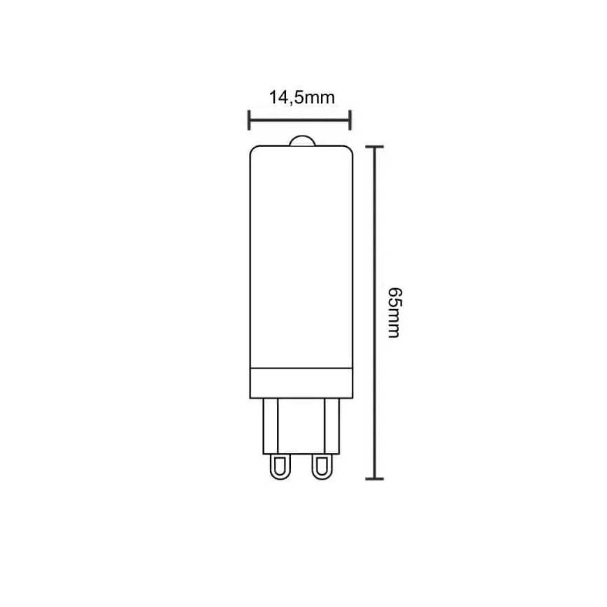 Светодиодная лампочка G9/4W/230V 2800K